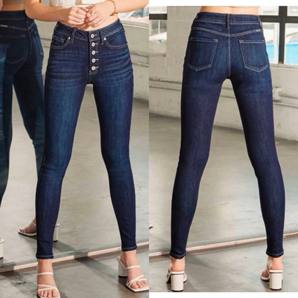 ✨Birdie • High Rise Super Skinny Jeans - Curvy
